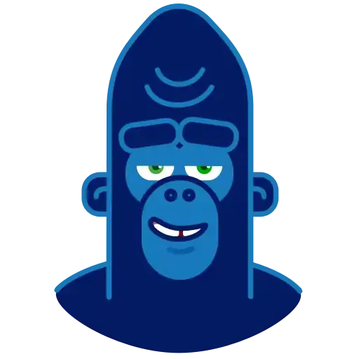Harry gorilla - Sticker