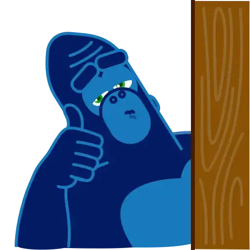 Harry gorilla - Sticker