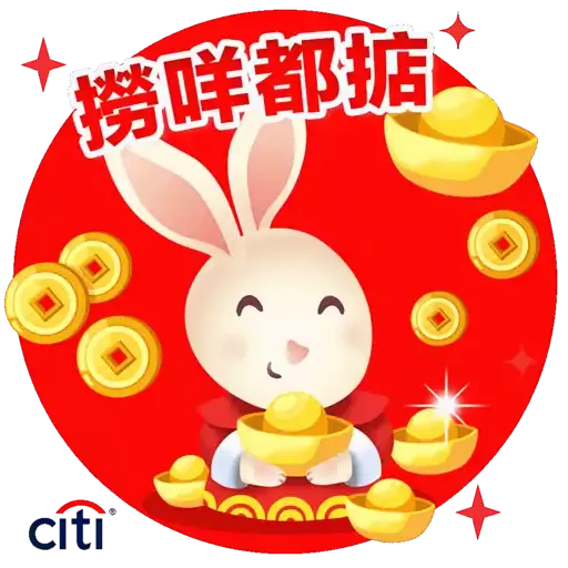 Citi x 張敬軒 x Dear me, 新年限定Stickers - Sticker 9