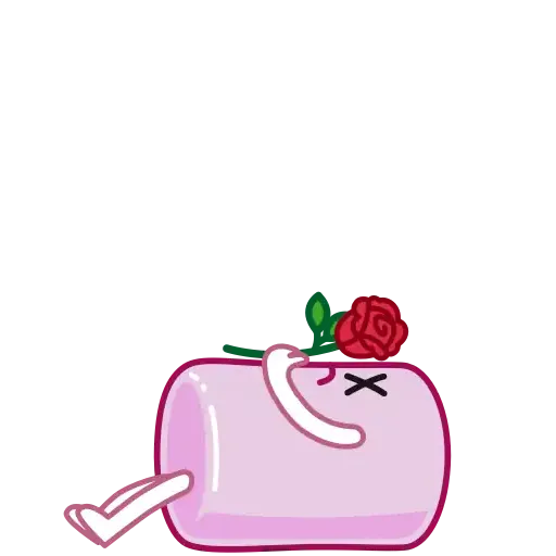 Pink marshmallow - Sticker 13