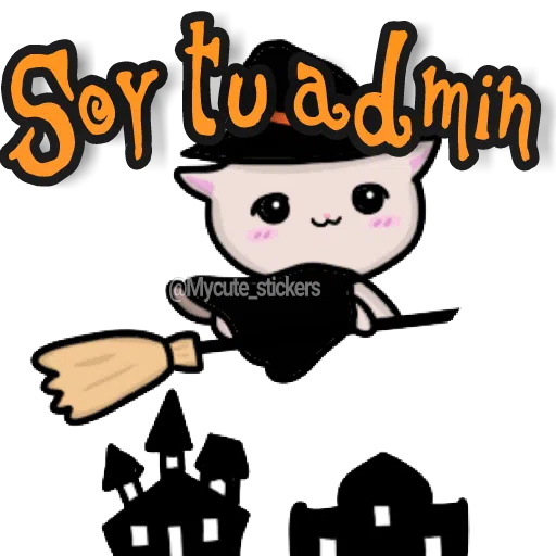 Halloween Admin - Sticker