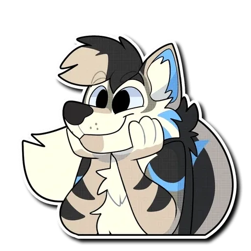 Blue Husky - Sticker 28