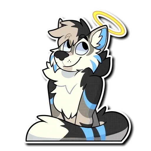 Blue Husky - Sticker 10