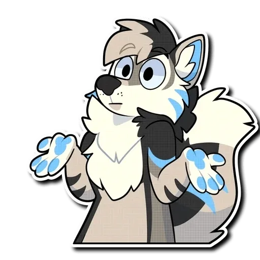 Blue Husky - Sticker 30