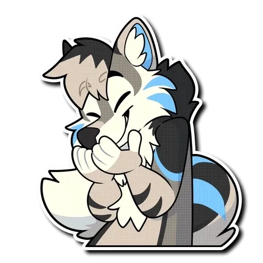 Blue Husky - Sticker 19