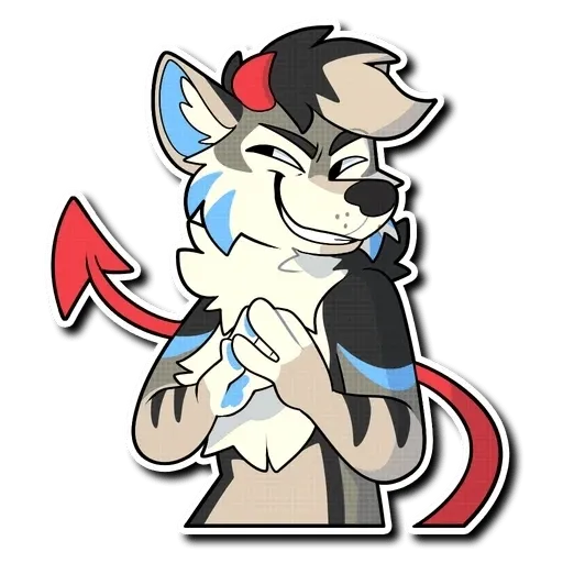 Blue Husky - Sticker 14