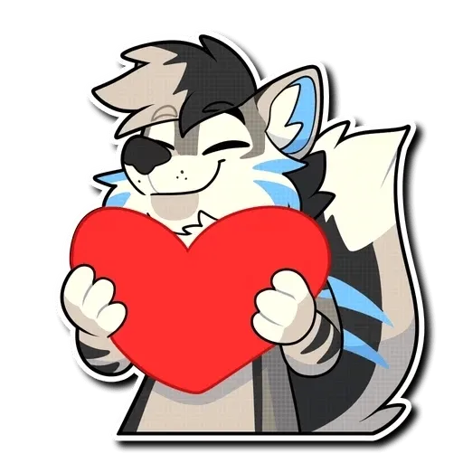Blue Husky - Sticker 12