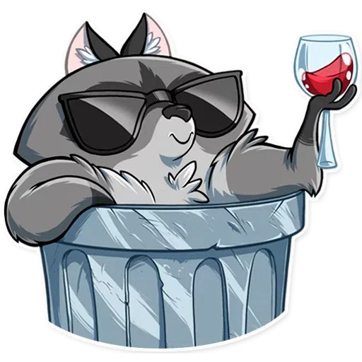 Racoon Elisey - Sticker 9