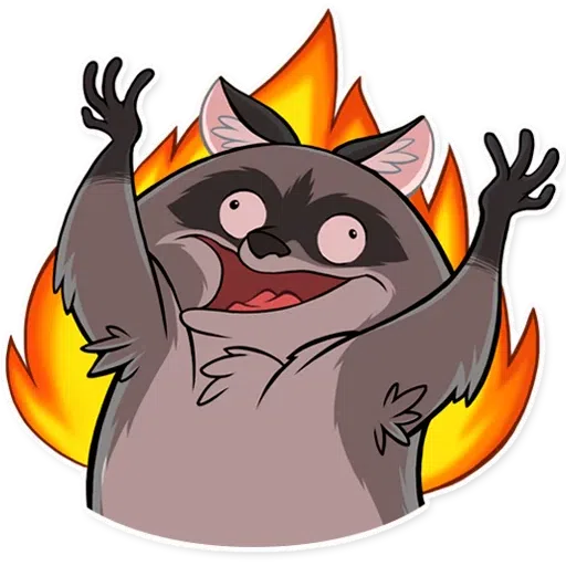 Racoon Elisey - Sticker 15