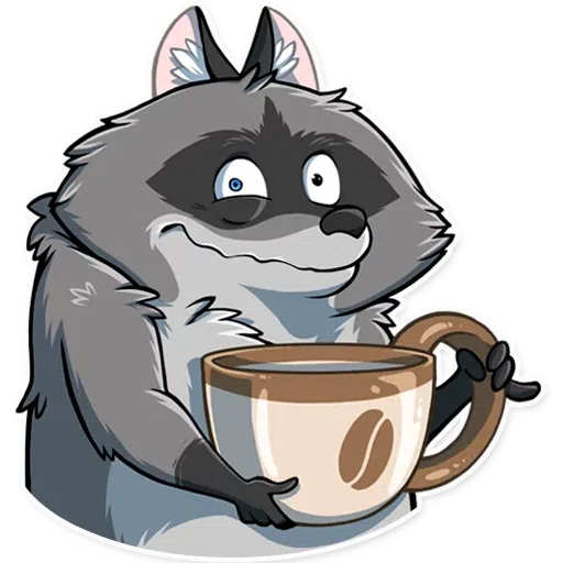 Racoon Elisey - Sticker 10