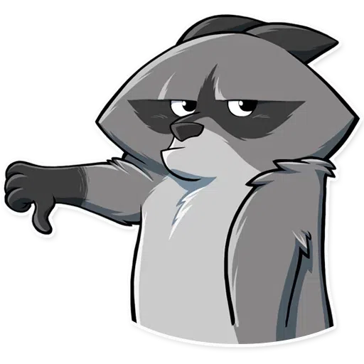 Racoon Elisey - Sticker 14
