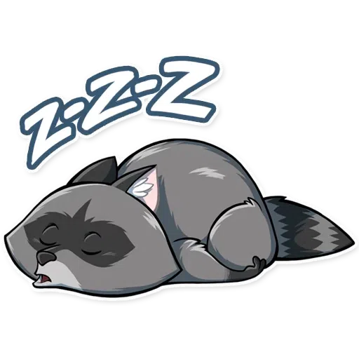 Racoon Elisey - Sticker 13