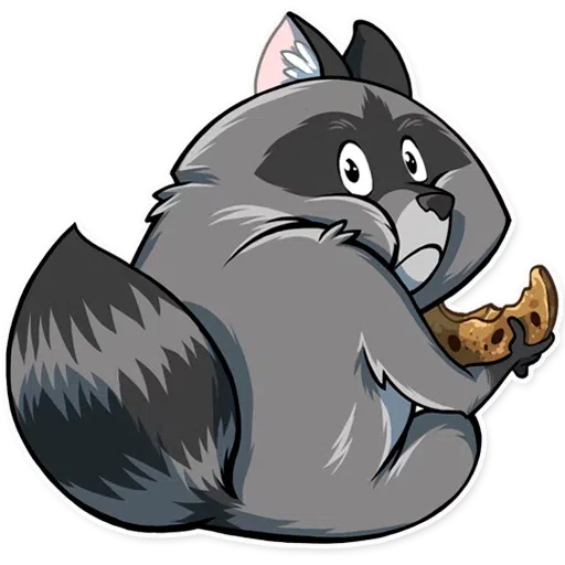 Racoon Elisey - Sticker 11