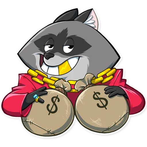 Racoon Elisey - Sticker 19