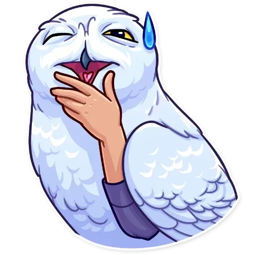 Bird with hands - Sticker 27