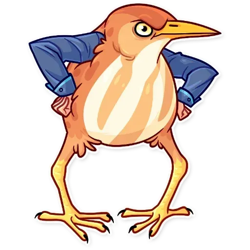 Bird with hands - Sticker 10