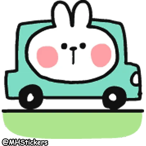 Spoiled Rabbit Doodles Emoji 2 - Sticker 17