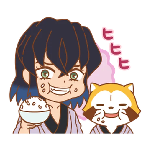  Kimetsu no Yaiba × Rascal #1 - Sticker 15