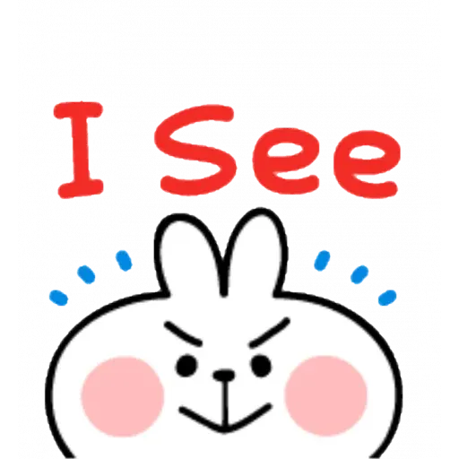 Spoiled rabbit emoji with word - Sticker 17