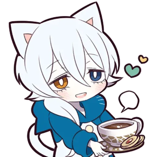 White Kitten 01 - Sticker 20