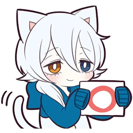 White Kitten 01 - Sticker 17