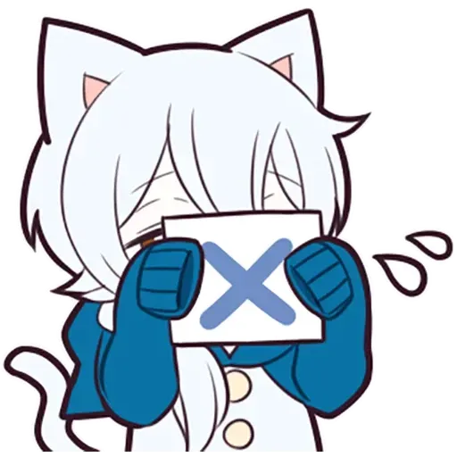 White Kitten 01 - Sticker 18