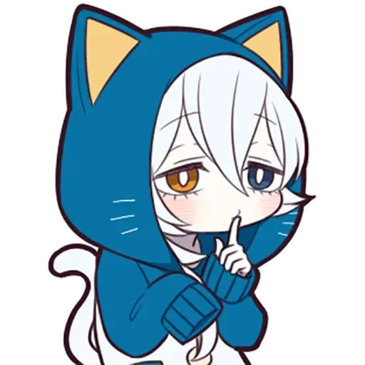 White Kitten 01 - Sticker 23