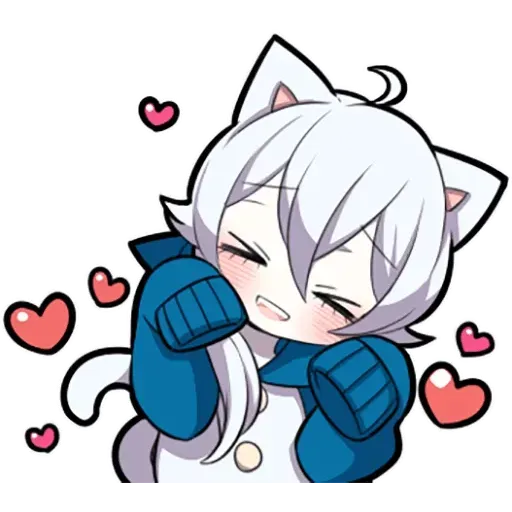 White Kitten 01 - Sticker 10