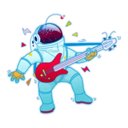 Astronauta Kocm - Sticker 17