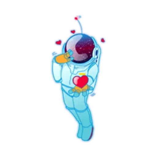 Astronauta Kocm - Sticker 20