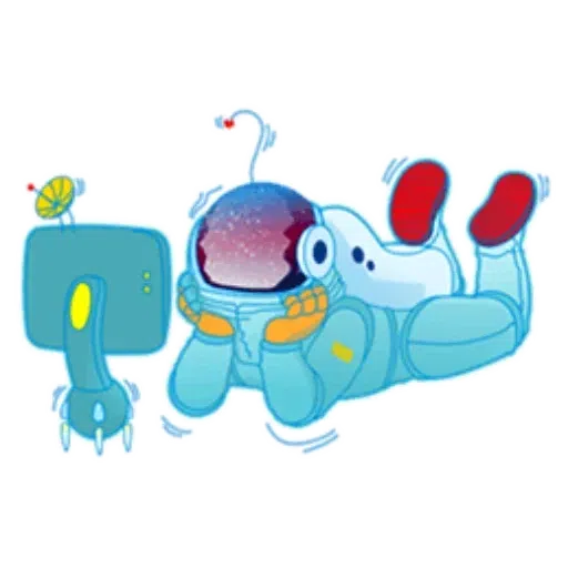 Astronauta Kocm - Sticker 9