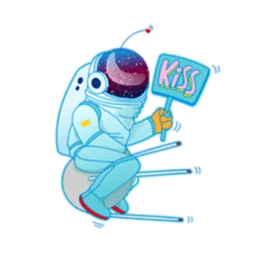 Astronauta Kocm - Sticker 15