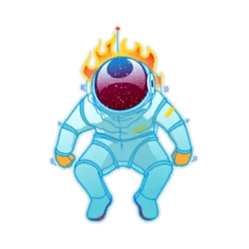 Astronauta Kocm - Sticker 28
