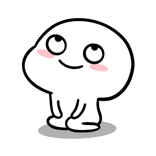 SmallWhiteFace2 - Sticker 9
