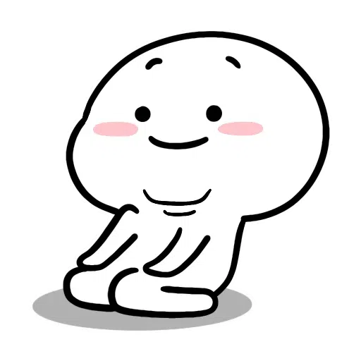 SmallWhiteFace2 - Sticker 17