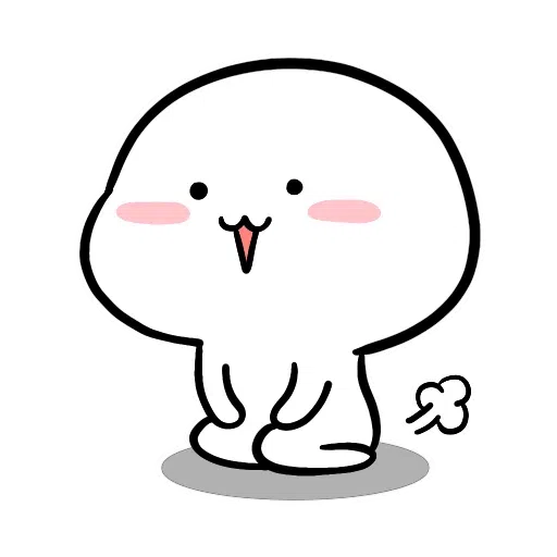 SmallWhiteFace2 - Sticker 14
