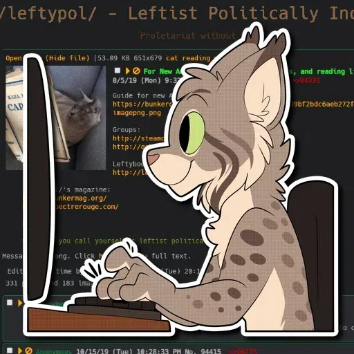 communist lynx - Sticker 15