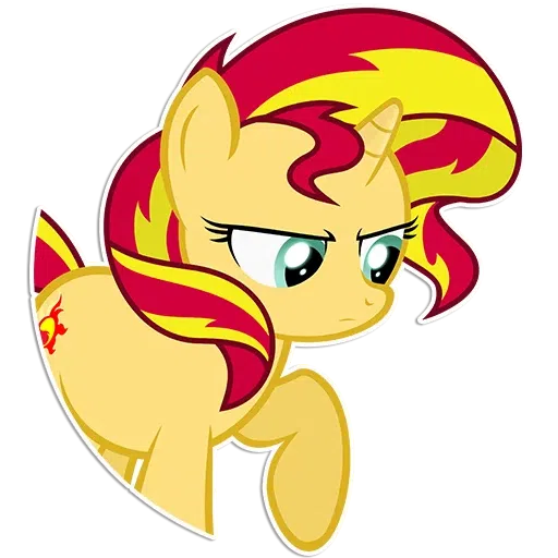 Sunset Shimmer - Sticker 24