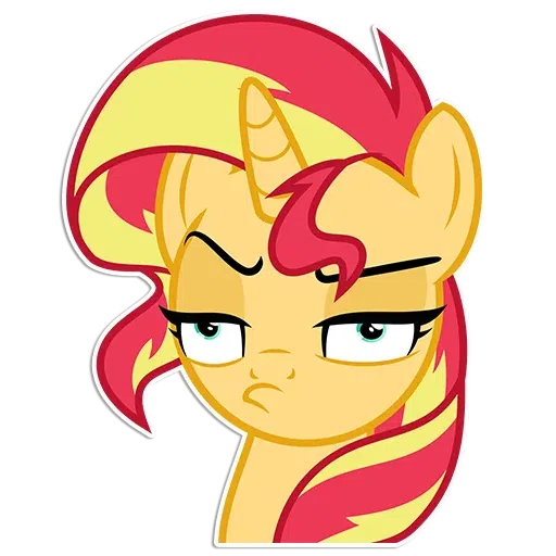 Sunset Shimmer - Sticker 27