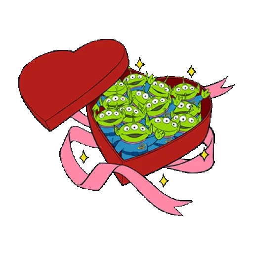【英文】ALIEN動態貼圖（時髦漫畫風）(Toy Story 玩具總動員) GIF* - Sticker 22