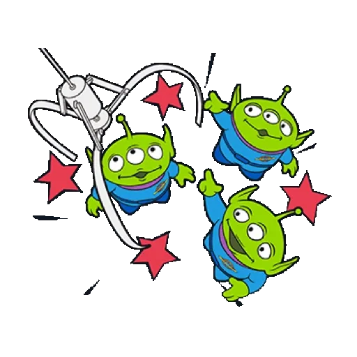 【英文】ALIEN動態貼圖（時髦漫畫風）(Toy Story 玩具總動員) GIF* - Sticker 17