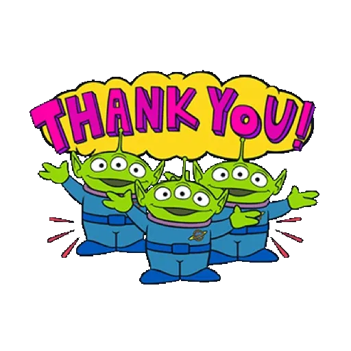 【英文】ALIEN動態貼圖（時髦漫畫風）(Toy Story 玩具總動員) GIF* - Sticker 15
