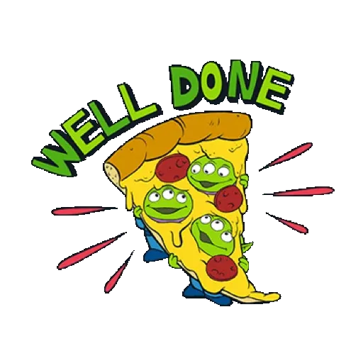 【英文】ALIEN動態貼圖（時髦漫畫風）(Toy Story 玩具總動員) GIF* - Sticker 14