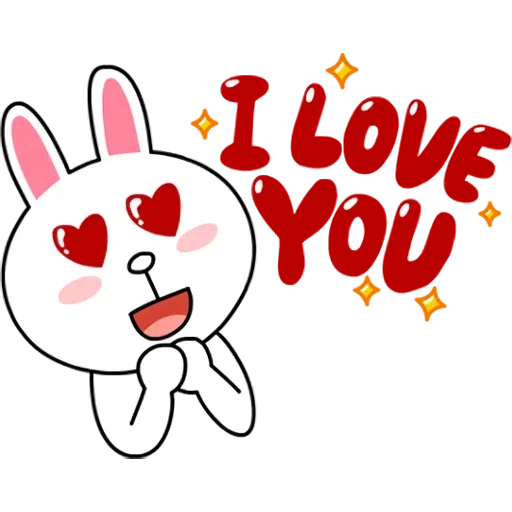 Brown and Cony in love 2 - Sticker 29