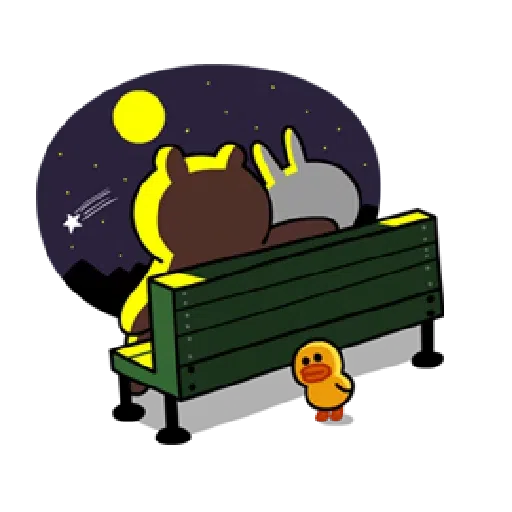Brown and Cony in love 2 - Sticker 12