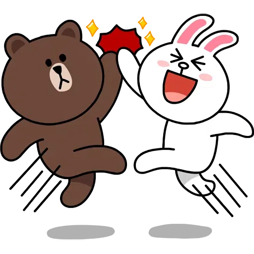 Brown and Cony in love 2 - Sticker 30
