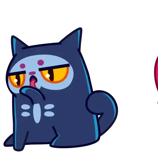 Skull Cat - Sticker 15