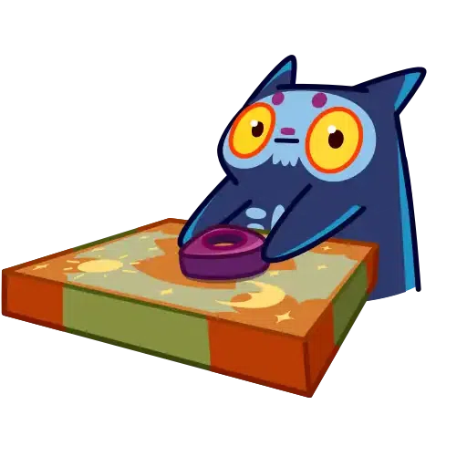 Skull Cat - Sticker 10