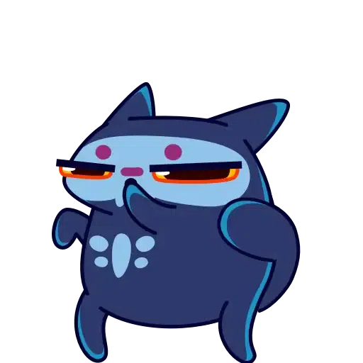 Skull Cat - Sticker 16
