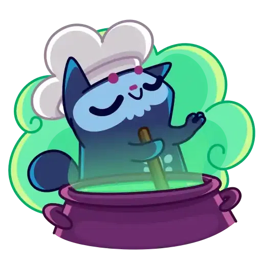 Skull Cat - Sticker